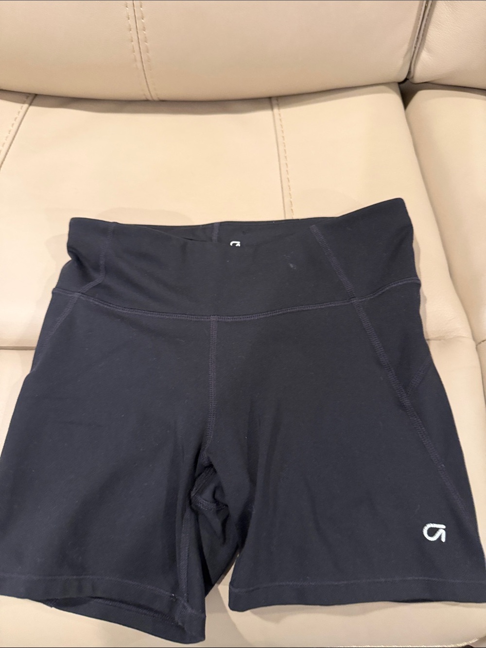 GAP Black Women’s Bike Shorts with Small Logo
